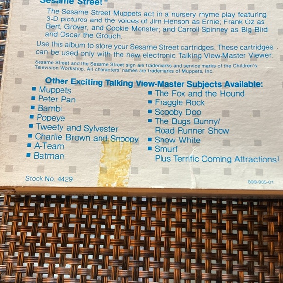 Sesame Street Talking View-Master 3-D Cartridges - Picture 7 of 11